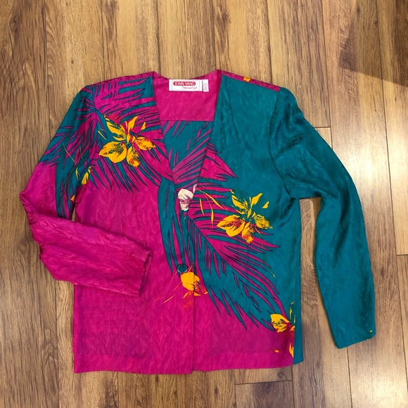 John Yang for Adrienne Papelle pure Silk 2 piece suit - Picture 4 of 10